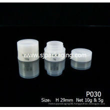 10g cheap trial pack cosmetic jar 5g empty cosmetic bottle PP cosmetic jar luxury cosmetic jars